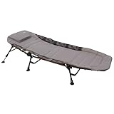 MK Sonnenliege Angelliege Campingliege verstellbar klappbar belastbar bis 150 kg Pro Karpfenliege Bedchair Liege Gartenliege