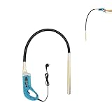 HUSPOO Betonrüttler 1300W Rüttelflasche 220V 4300 U/min Elektrische Handgehaltene Betonverdichter Rüttelflasche Beton Rüttler mit 1,5m Schlauch für Baustellen