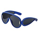 JNWHY Sonnenbrille Herren Integrierte Sonnenbrille Mit Großem Rahmen Für Damen Trendige Sport-Radsport-Sonnenbrille Für Herren Brille 3