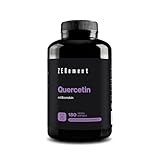 Quercetin 500mg, 180 vegane Kapseln für 6 Monate Vorrat | Natürlich aus japanischem Schnurbaum-Blütenextrakt |100% Vegan & Ohne Zusätze | Zenement