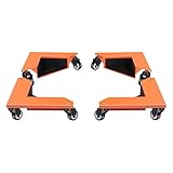 Möbelgleiter Möbelroller Rollen für Möbel Rollbrett Möbelrollen Möbelroller Set 4 Stück Triangular Dolly mit 12 Rädern für Möbelumzug