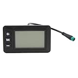 Ebike LCD Display, E-Bike LCD Display Panel mit wasserdichtem Design - Kompatibel mit 36V Elektrofahrrädern