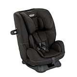 Graco SlimFit™ R129 Reboarder Kindersitz, Autositz rückwärtsgerichtet ab Geburt bis ca. 4 Jahre (40-105 cm), ab 15 Monaten (76-145 cm) auch in Fahrtrichtung, Seitenaufprallschutz, schwarz, Midnight