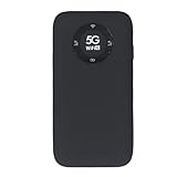 5G Mobile Hotspot, 1,25 Gbit/S WiFi6 Travel Wireless Hotspot -Router mit Nano -SIM -Kartensteckplatz, Support 16 Angeschlossene Geräte, 7100 -mAh -Akku (Black)
