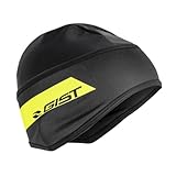 GIST Winter-Unterhelm, Innenfutter, Windtex und Super-Roubaix, Schwarz, Neongelb