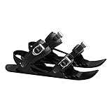 Mini Ski Skates Ski Für Winterschuhe Kurze Snowskates Erwachsene Skier Unisex Snowblades Skiboards Für Outdoor-Sportarten 43x14x9 cm