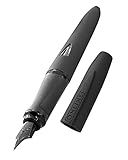 ONLINE Füller Switch Expert, Patronen-Füller & Touchpen in einem, für Tablets & Smartphones, Multifunktions-Stift inkl. Standard-Tintenpatronen, Schwarz, Iridiumfeder, Federstärke EF, Nero