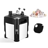 AQQA Aquarium Außenfilter, 1200L/h Einstellbarer Aquarium Filter mit 3-Stufige Filtration, 18W Leiser Außenfilter für Aquarien bis 250L