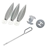 GAOHOU One-Touch-Reinigungssystem-Kit für Weber 55,9 cm Kugelgrills Eisen Aschefänger Dämpfer #7444 7403 Ersatzzubehör