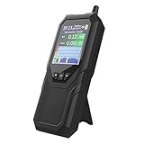 Evzvwruak Geigerzähler Nuklearstrahlungsdetektor Monitor Dosimeter schwarz