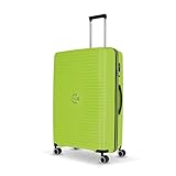 Travelite Hartschalen Koffer groß, 4 Rollen, ORBITA, Trolley mit bruchsicherer Schale und praktischer Inneneinteilung, TSA Schloss, 77 cm, 103 Liter