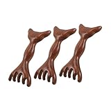 minkissy 3 Teiliger Massagekamm Kopfhautreinigungskamm Haarmassage Werkzeug Haarpflege Werkzeug Kopfhautmassage Werkzeug Handheld Gua Sha Werkzeug Kopfhautmassagekamm Breitzahniger