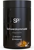 SP7 Schwarzkümmelöl Kapseln [VITAMIN E] - 400 Schwarzkümmelöl Kapseln kaltgepresst - Black Seed Oil mit je 1000mg ägyptischen Schwarzkümmel pro Tagesdosis naturbelassen & original (1er Pack)