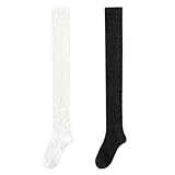 Kniestrümpfe Damen Kompressionsstrümpfe Stützstrümpfe Stützkniestrümpfe Compression Socks Oberschenkelhohe Fahrradsocken Laufstrümpfe Alltagssöckchen Damensocken Ideal für Laufen, Fitnessstudio