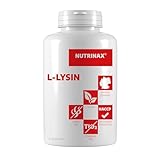 NUTRINAX | L-Lysin | 365 vegane Lysin Kapseln | hochdosiert mit 1000mg L-Lysine HCL (800mg L Lysin pro Tagesdosis) | Made in Germany | aus pflanzlicher Fermentation
