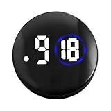 Auto-Uhr, Mini-Digitaluhr für Auto-Armaturenbrett, Quarzuhr, Motorrad-Uhr, zum Aufkleben, tragbare digitale Armaturenbrett-Uhr, Mini-Auto-Armaturenbrett, leuchtende Quarzuhr, Auto-Uhr zum Aufkleben