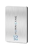 HURRICANE MD25C3 Externe Festplatte 1TB Speicher 2,5' USB-C für Fotos smart TV PC Laptop PS4 PS5 Xbox kompatibel mit Windows Mac OS Linux - Silber
