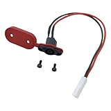 ZEPFJHE Ladeanschluss-Abdeckung mit Ladeleitung, Ersatz-Elektro-Scooter-Anschluss, wasserdichte Abdeckung für M365/PRO2 Roller inkl