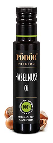 PÖDÖR - Haselnussöl aus Piemont - kaltgepresst - naturbelassen - ungefiltert (100ml)