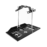 Klanatklemme Klanata Batterie - Universal Metal Black, einstellbares Hold -Down -Kit, erhöht die Sicherheit der Automobilbatterie
