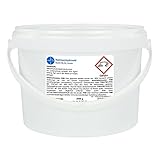 Natriumhydroxid E524 - Ätznatron 99,5% Perlen, rein I Eimer mit 2 x 1000 g I HERRLAN Qualität I Made in Germany