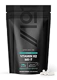 Vitamin K2 MK-7 100mcg - Fermented Natto Based Vegan Vitamin K - Supports Bone Health - Non-GMO, Halal - 120 Vegan Capsules