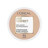 L'Oréal Paris Age Perfect straffender Make-up Balm 02 Light, pflegendes Make-up Wunder für gesund aussehende Haut, 18ml