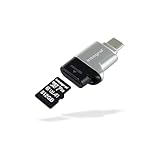 Integral MicroSD USB3.0/USB-C Typ-C OTG Speicherkartenlesegerät Adapter - Super schnelle Übertragungsgeschwindigkeiten, Plug & Play und kompatibel mit microSDXC/microSDHC UHS-I U1 & U3
