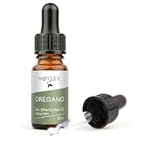 NeoOrganic® Bio Oregano Öl [mit Pipette] echtes Origanum Vulgare mit 80% Carvacrol/Zertifiziertes Lebensmittel zum Einnehmen / 100% naturreines ätherisches BIO-Öl / 10ml