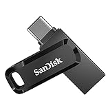 SanDisk Ultra Dual Drive Go USB Type-C 256 GB (Android Smartphone Speicher, USB Type-C-Anschluss, 400 MB/s Lesegeschwindigkeit, Nutzung als Schlüsselanhänger möglich)