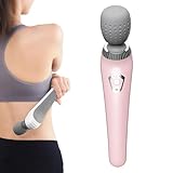 Tiefengewebemassagegerät, Tragbar Massagepistole, Mini Massagegerät mit 5 Intensitätseinstellung, Massage Gun für Schulter Körper Rücken Entspannung den Ganzen Körper (Rosa)
