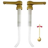 Soßenpumpenspender für Torani Davinci Hollander 1,8 l, Ghirardelli 240 bis 240 ml, 2 Stück Kaffeesirup-Saucenpumpen mit je 14 ml Pumpe