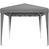 Pavillon Faltpavillon, Faltbarer Stabil Pop up Wetterfester Gartenpavillon mit UV-Schutz, höhenverstellbar für alle Jahreszeiten – ideal für Märkte, Pool，Wasserdicht und robust 3x3Meter