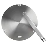 VALICLUD Wärmeleitungsplatte für Induktionsherde Wärmeverteilerplatte Adapter für Kochgeschirr Verbessert Kochqualität für Gasherde und Induktionsplatten