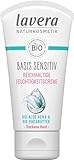 Lavera Naturkosmetik Basis Sensitiv Reichhaltige Feuchtigkeits Bio Aloe Vera & Sheabutter Creme, 1 x 50 ml