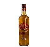 Mandellikör Amaretto ohne Alkohol 70 cl Flasche. BIS014. 2er-Pack.
