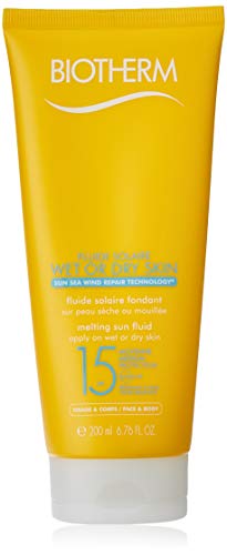 Biotherm Fluid Solaire Wet or Dry Skin SPF 15 200ml