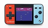 Lexibook tragbare Spielekonsole Cyber Arcade Pocket 150-Spiele, 1,8' / 4.5 cm Farb-LCD-Bildschirm, Videospiele für Teenager, blau / rot, JL1895