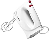 Bosch MFQP1000 Handmixer, Rot, Weiß, Mischung, Knöpfe, drehbar, Kunststoff, 300 W