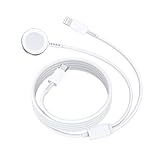 Apple Watch Ladekabel 2 in 1 Original, USB C iwatch Ladekabel, Apple Watch Ladegerät Magnetisches Schnellladegerät für Apple Watch Series 10/9/8/7/6/5/4/3/2/1/Ultra/Ultra2/SE