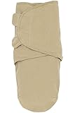 Meyco Baby Uni Pucksack, Erstausstattung Neugeborene (Pucktuch für Babys ab 4-6 Monaten, weicher Schlafkomfort, 100% Baumwolle, atmungsaktiv, Einschlafhilfe), Sand