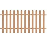 Lattenzaun, LAPOOH Zaunelemente, Steckzaun, Teichzaun, Zaun Garten, Sicherheitszaun, Gartenzaun, Zäune Für Garten, WPC 200 x 100 cm