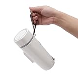 350ML Mini Reise Elektrisch Wasserkocher, 3 in 1 Tragbarer Reisewasserkocher mit Temperatureinstellung, Temperatur Display, für Zubereitung von Wasser, Tee & Kaffee (Weiß)