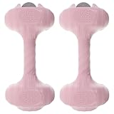 UPKOCH 2 Aqua-Hanteln für Damen: Leichte 1 kg Handgewichte in Rosa – platzsparende, wassergefüllte Hanteln – leises Trainingsgerät für zu Hause und unterwegs