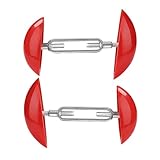 Verstellbarer Schuh-Expander – Stiefelverbreiterer, verstellbarer Schuhdehner, breite Füße, Kopf-Expander, Zehendehner mit Aluminium, Rot, as per pic