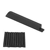 Key Top Pianos, Piano Black Key 10 Pieces Instrument Accessories Easy Installation 10cm Matte Replacement Resistant