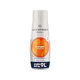 SodaStream Sirup Orange ohne Zucker, 1x Flasche ergibt 9 Liter Fertiggetränk, Sekundenschnell zubereitet und immer frisch, 440 ml