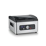 CASO VacuChef 700 - Kammervakuumierer, 8L Edelstahl, starke Profi-Vakuumpumpe 70 Liter/Minute, Temperglas-Deckel, für harte/weiche/trockene/flüssige Lebensmittel