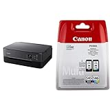 Canon PIXMA TS5350i Multifunktionsdrucker 3in1 Drucker/Kopierer/Scanner & Tinte Multipack PG-545 + CL-546, Tri Farbe (Gelb, Magenta, Cyan), Multipack