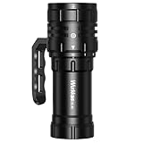 Wurkkos DL46Tauchlampe,20000LM 6500K Reichweite Tauchen 608 Meter Taschenlampe,Taschenlampe Wasserdicht Tauchen mit 30000 mAh Power USB-C-Ladeanschluss,6* XHP50B Unterwasser Super Hell Tauchlampe